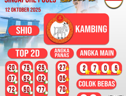 PREDIKSI JITU SINGAPORE POOLS 12 OKTOBER 2025