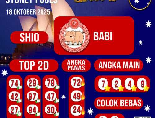 PREDIKSI JITU SYDNEY POOLS 18 OKTOBER 2025