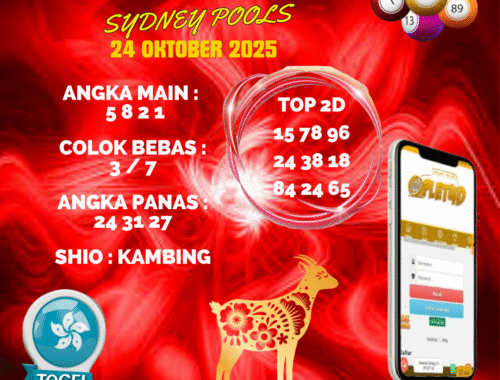 PREDIKSI SYDNEY POOLS 24 OKTOBER 2025