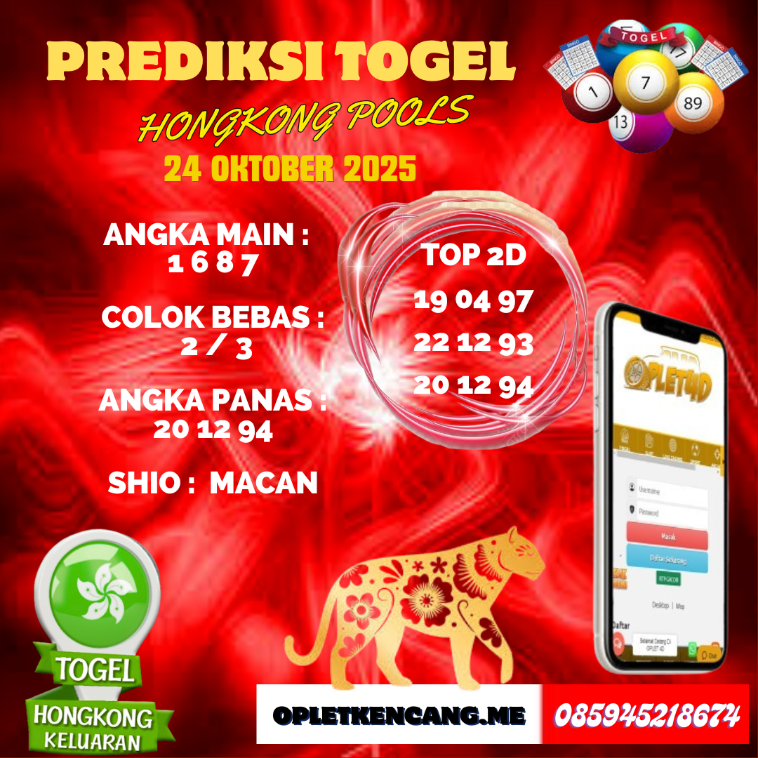PREDIKSI HONGKONG POOLS24 OKTOBER 2025
